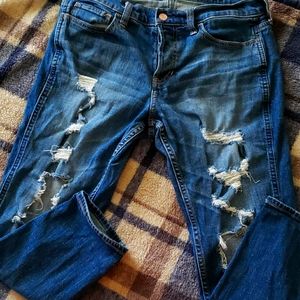 Hollister Low Rise Boyfriend Jeans